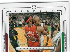 LeBron James, Kevin Garnett #5 Basketball Cards 2022 Panini Photogenic Respect Prices