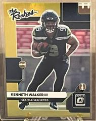 Kenneth Walker III [Gold] Football Cards 2022 Panini Donruss Optic The Rookies Prices