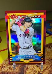 Paul Goldschmidt [Red Refractor] #138 Baseball Cards 2021 Topps Finest Flashbacks Prices