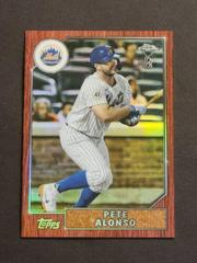 Pete Alonso [Ben Baller Red] Baseball Cards 2022 Topps Chrome 1987 Prices