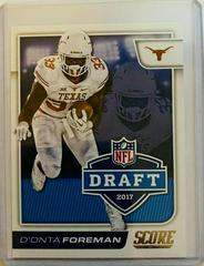 D'Onta Foreman #18 Football Cards 2017 Panini Score NFL Draft Prices