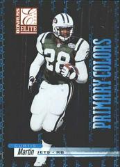 Curtis Martin [Blue] #PC-4 Football Cards 2001 Panini Donruss Elite Primary Colors Prices