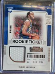 Isaiah Jackson Basketball Cards 2021 Panini Contenders Rookie Ticket Swatches Prices