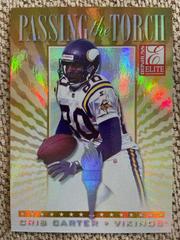 Cris Carter, Randy Moss #16 Football Cards 1999 Panini Donruss Elite Passing the Torch Prices