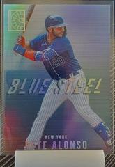 Pete Alonso #BS-13 Baseball Cards 2022 Panini Capstone Blue Steel Prices