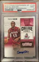 Pascal Siakam [Red Jersey Autograph] Basketball Cards 2016 Panini Contenders Draft Picks Prices