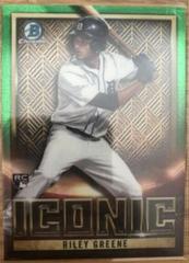 Riley Greene [Green] #BI-22 Baseball Cards 2023 Bowman Chrome Iconic Prices