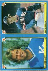 George Brett [Dan Spillner] Baseball Cards 1983 Fleer Sticker Panel Prices