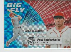 Paul Goldschmidt [Reactive Blue] #BF12 Baseball Cards 2021 Panini Mosaic Big Fly Prices