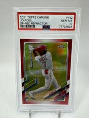 Jo Adell [SP Red Refractor] #142 Baseball Cards 2021 Topps Chrome Prices