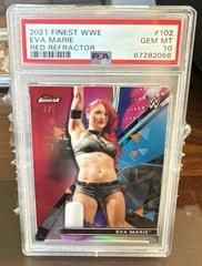 Eva Marie [Red] #102 Wrestling Cards 2021 Topps Finest WWE Prices
