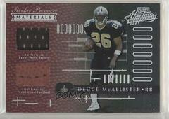 Deuce McAllister #156 Football Cards 2001 Playoff Absolute Memorabilia Prices