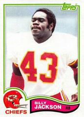 Billy Jackson #118 Football Cards 1982 Topps Prices