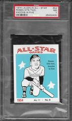 Rosen Hits Two [Knocks in Five] Baseball Cards 1974 Laughlin All Star Prices