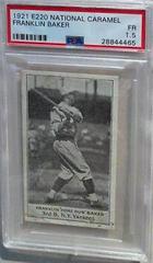 Franklin Baker Baseball Cards 1921 E220 National Caramel Prices