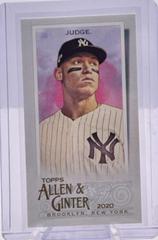 Aaron Judge [Mini Exclusive] #382 Baseball Cards 2020 Topps Allen & Ginter Prices
