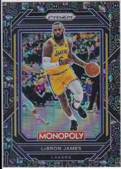 LeBron James [Black Classic Icons] #40 Basketball Cards 2022 Panini Prizm Monopoly Prices