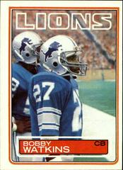 Bobby Watkins Football Cards 1983 Topps Prices
