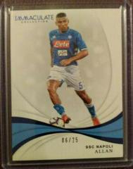 Allan Soccer Cards 2018 Panini Immaculate Prices