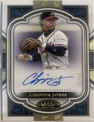 Chipper Jones #NLA-CJ Baseball Cards 2023 Topps Tier One Next Level Autographs Prices