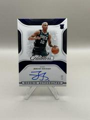 Jeremy Sochan [Blue] #17 Basketball Cards 2022 Panini Flawless Rookie Autograph Prices