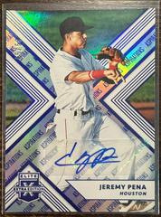Jeremy Pena [Autograph Aspirations Blue] #143 Baseball Cards 2018 Panini Elite Extra Edition Prices
