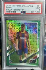 Pedri [Neon Green] Soccer Cards 2020 Topps Chrome UEFA Champions League Prices