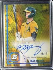 Max Muncy [Gold] Baseball Cards 2022 Bowman Heritage Chrome Prospect Autographs Prices