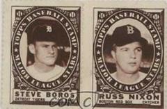 Steve Boros Baseball Cards 1961 Topps Stamps Prices