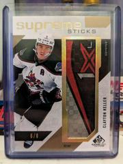 Clayton Keller [Sticks] Hockey Cards 2021 SP Game Used Supreme Prices