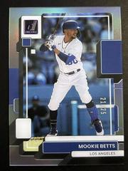 Mookie Betts [Purple] Baseball Cards 2022 Panini Chronicles Clearly Donruss Prices
