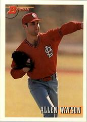 Allen Watson #24 Baseball Cards 1993 Bowman Prices