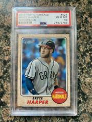 Bryce Harper [Throwback] #427 Baseball Cards 2017 Topps Heritage Prices