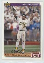 Rickey Henderson #648 Baseball Cards 1992 Upper Deck Prices