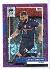 Karim Benzema [Optic Purple Mojo] Soccer Cards 2022 Panini Donruss Prices