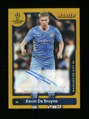 Kevin De Bruyne [Gold] Soccer Cards 2021 Topps Merlin Chrome UEFA Autographs Prices