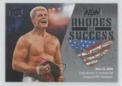 Cody Rhodes #RS-6 Wrestling Cards 2021 Upper Deck AEW Rhodes to Success Prices