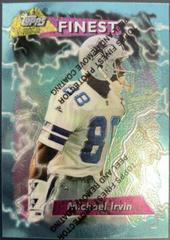 Michael Irvin [Refractor w/ Coating] #272 Football Cards 1995 Topps Finest Prices