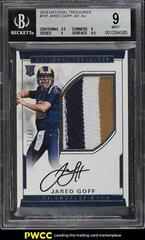 Jared Goff [Patch Autograph] #101 Football Cards 2016 Panini National Treasures Prices