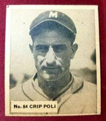 Crip Poli #84 Baseball Cards 1936 World Wide Gum Prices