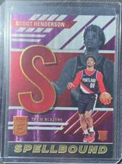 Scoot Henderson [Purple] #11 Basketball Cards 2023 Donruss Elite Spellbound Prices