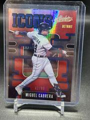 Miguel Cabrera [Red] #I-4 Baseball Cards 2021 Panini Absolute Icons Prices