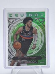 Cade Cunningham [Green Flood] #24 Basketball Cards 2022 Panini Obsidian Equinox Prices