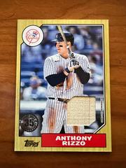 Anthony Rizzo #87BR-ARI Baseball Cards 2022 Topps 1987 Series 2 Relics Prices