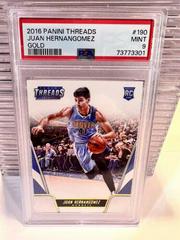 Juan Hernangomez [Gold] #190 Basketball Cards 2016 Panini Threads Prices