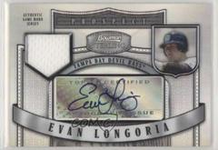 Evan Longoria [Autograph Jersey Refractor] Baseball Cards 2007 Bowman Sterling Prospects Prices