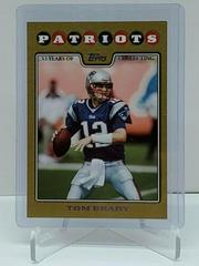 Tom Brady [Gold] #3 Football Cards 2008 Topps Prices