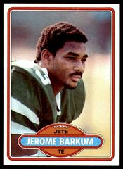 Jerome Barkum Football Cards 1980 Topps Prices
