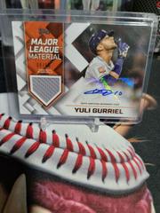 Yuli Gurriel #MLMA-YG Baseball Cards 2022 Topps Update Major League Material Autographs Prices