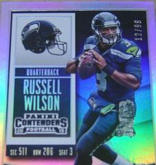 Russell Wilson [Championship Ticket] Football Cards 2015 Panini Contenders Prices